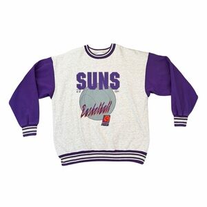 Vintage Sweatshirt Phoenix Suns Basketball 1990 Crewneck Salem Sportswear Men XL